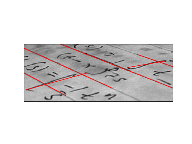 example line detector